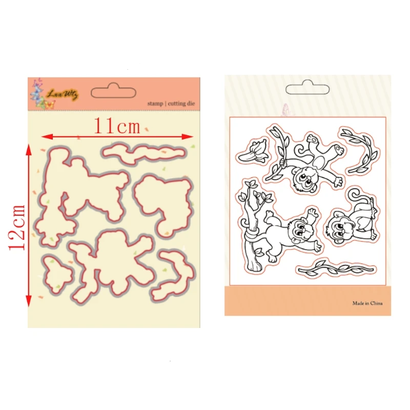 NEW Monkey Silicone Stamp Cutting Dies Stencil Frame For DIY Scrapbook Album Decor Craft
NEW Monkey Silicone Stamp Cutting Dies Stencil Frame For DIY Scrapbook Album Decor Craft