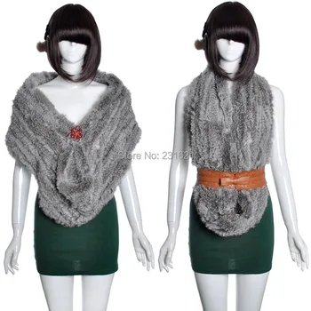 Good quality! 2014 Autumn and winter women's fashion knitted 100% genuine rabbit fur long scarf muffler fur Pashmina Shawl tb144
Good quality! 2014 Autumn and winter women's fashion knitted 100% genuine rabbit fur long scarf muffler fur Pashmina Shawl tb144