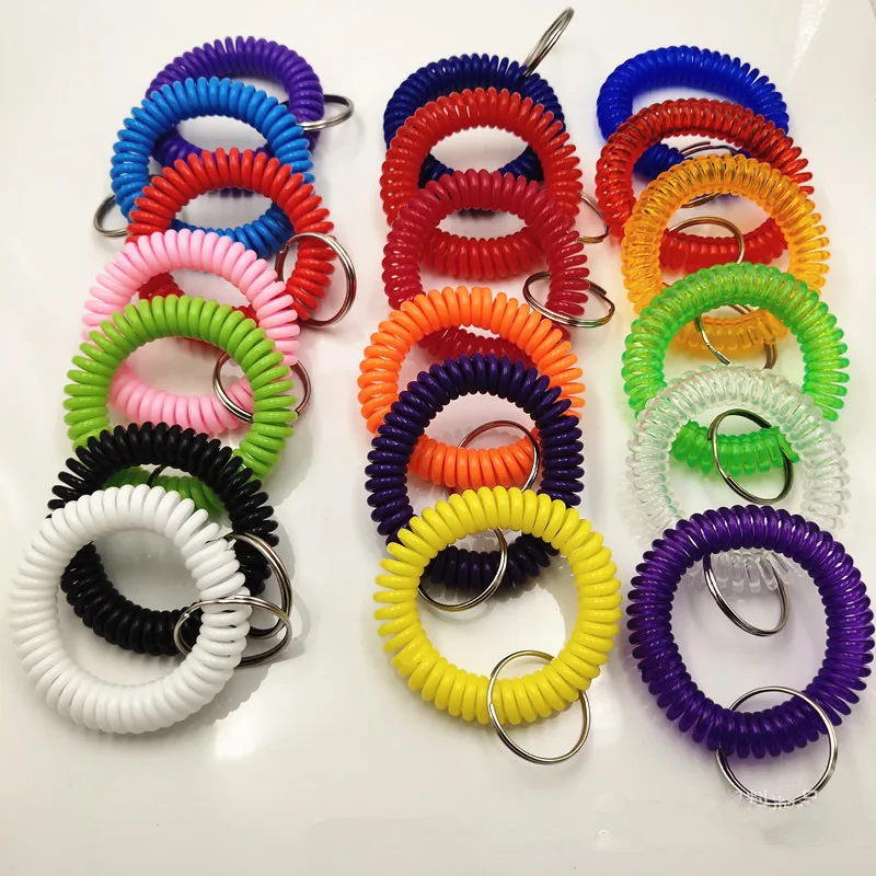 100pcs Stretchable Spiral Wrist Coil Key Tags Plastic Spring Hand Ring Garment Tag
100pcs Stretchable Spiral Wrist Coil Key Tags Plastic Spring Hand Ring Garment Tag