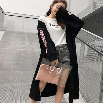 New Long Trench Coats For Women 2019 Spring Autumn Windbreaker Outerwear Female Hooded Coats C086
New Long Trench Coats For Women 2019 Spring Autumn Windbreaker Outerwear Female Hooded Coats C086