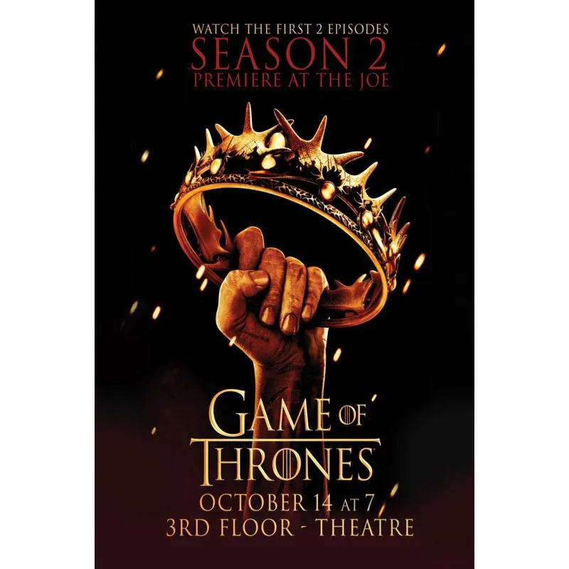 Custom Game of Thrones 01 Poster Classical Cloth Fabric Poster For Bedroom Silk Poster Canvas Poster 27X40cm,30X45cm
Custom Game of Thrones 01 Poster Classical Cloth Fabric Poster For Bedroom Silk Poster Canvas Poster 27X40cm,30X45cm