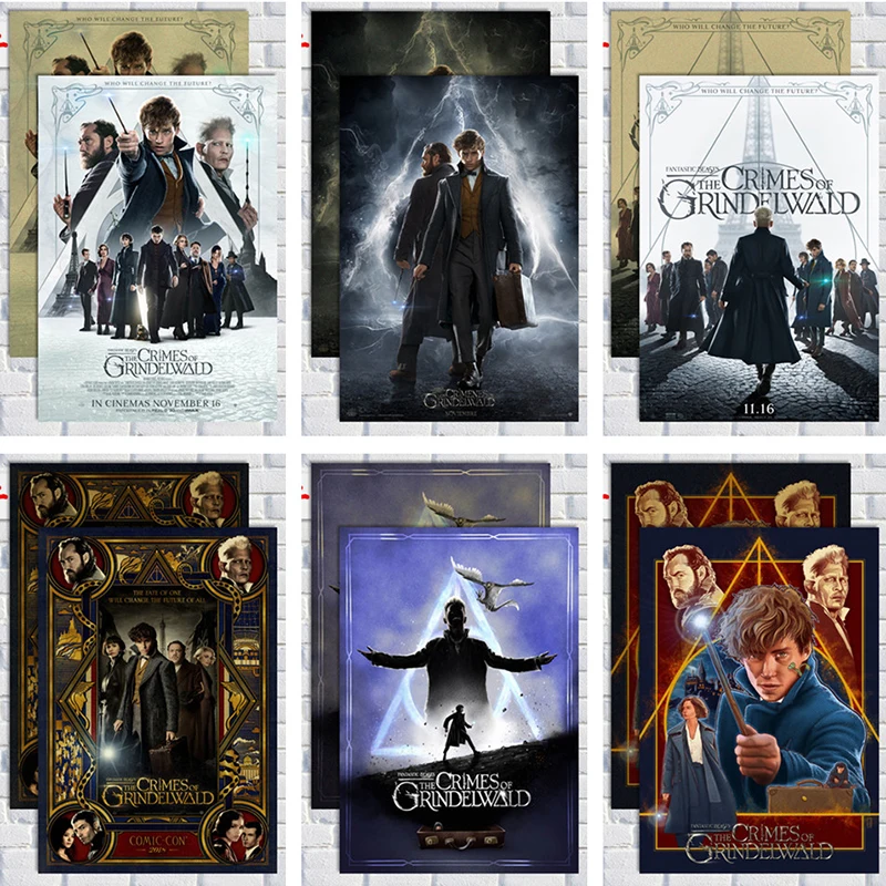 COSY MOMENT Fantastic Beasts The Crimes of Grindelwald Poster Vintage Kraft Paper Bar Cafe Home Decor Wall Art Picture QT597
COSY MOMENT Fantastic Beasts The Crimes of Grindelwald Poster Vintage Kraft Paper Bar Cafe Home Decor Wall Art Picture QT597