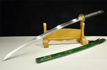 Japanese Sword Samurai Katana Sharp Strong 1095High Carbon Steel Blade Full Tang
Japanese Sword Samurai Katana Sharp Strong 1095High Carbon Steel Blade Full Tang