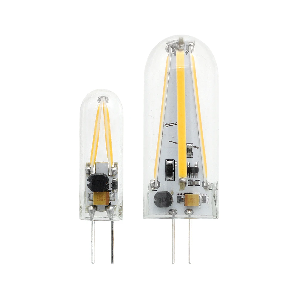 

ANBLUB 1pcs Glass G4 1W 3W No Flicker AC DC 12V COB Filament LED Lamp Spotlight Bulb Replace 20W 30W Halogen Light Home Lamparas