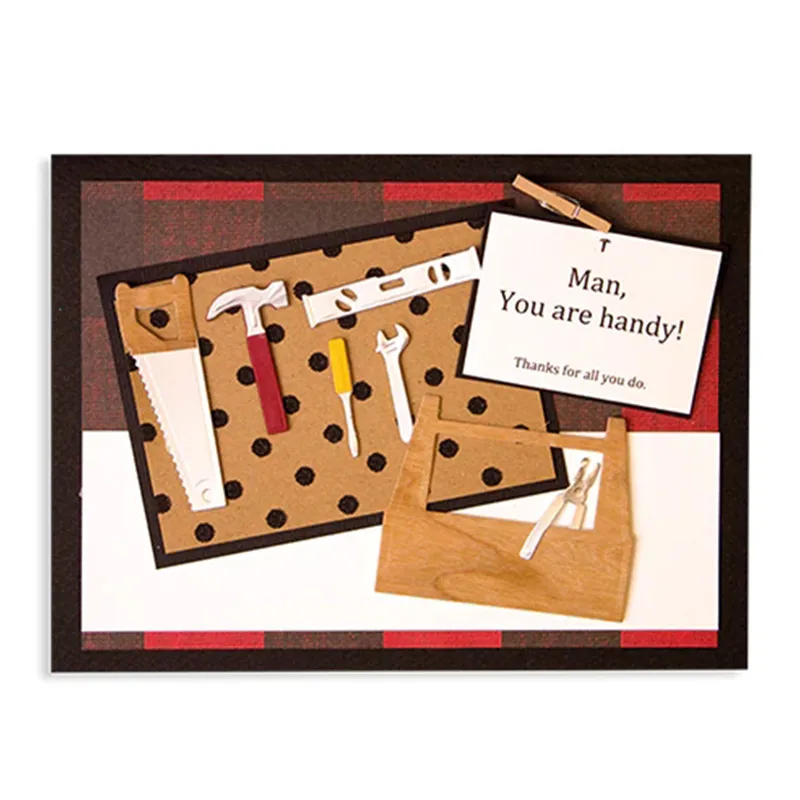 YaMinSanNiO Tools Dies Scrapbooking Metal Cutting Father Craft Dies for Cards Making Toolbox Die Cuts DIY Embossing Album
YaMinSanNiO Tools Dies Scrapbooking Metal Cutting Father Craft Dies for Cards Making Toolbox Die Cuts DIY Embossing Album