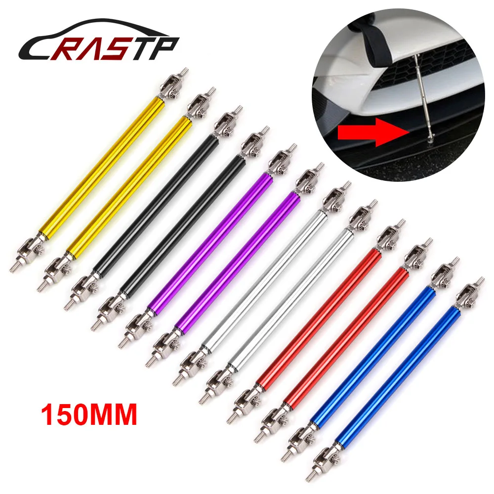 RASTP - Universal Adjustable 150MM Racing Front Bumper Lip Splitter Rod Strut Tie Bar Support Kit Front Bumper RS-BTD009
RASTP - Universal Adjustable 150MM Racing Front Bumper Lip Splitter Rod Strut Tie Bar Support Kit Front Bumper RS-BTD009