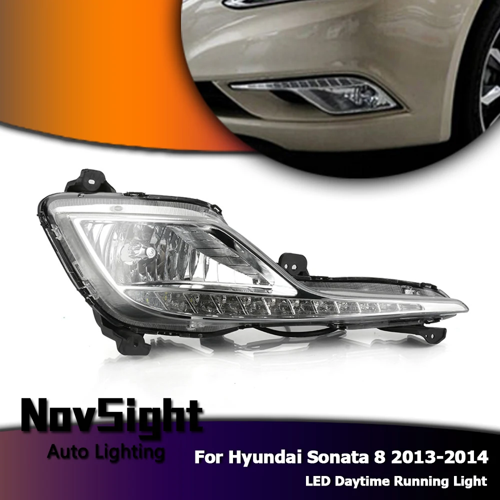 NOVSIGHT Auto Car LED DRL Daylights Daytime Driving Running Light White for Hyundai Sonata 8 2013-2014 D20
NOVSIGHT Auto Car LED DRL Daylights Daytime Driving Running Light White for Hyundai Sonata 8 2013-2014 D20