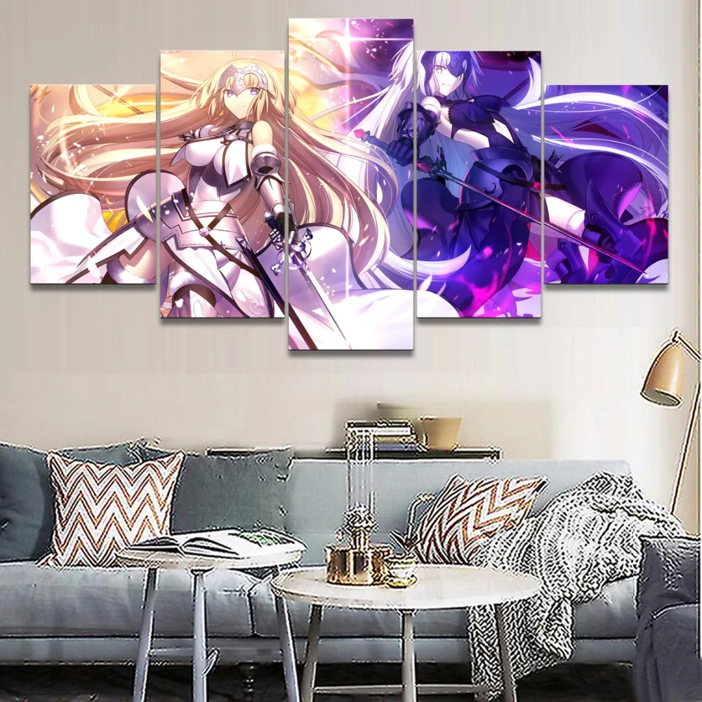 Modular Wall Art Picture Canvas HD Printed Poster Modern Home Decor 5 Pieces Avenger Anime Fate Grand Order Role Painting Frame
Modular Wall Art Picture Canvas HD Printed Poster Modern Home Decor 5 Pieces Avenger Anime Fate Grand Order Role Painting Frame