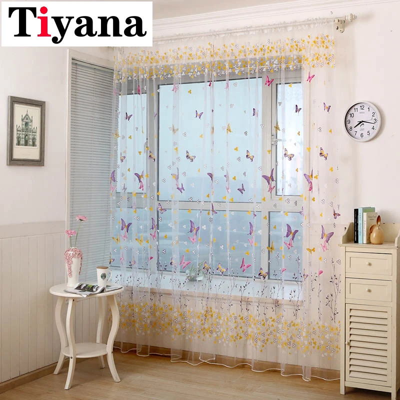 NOT Washable !!! Rustic Style Window Curtain Red Green Butterfly Designer Tulle Voile Sheer Curtains For Living Room P174D4
NOT Washable !!! Rustic Style Window Curtain Red Green Butterfly Designer Tulle Voile Sheer Curtains For Living Room P174D4