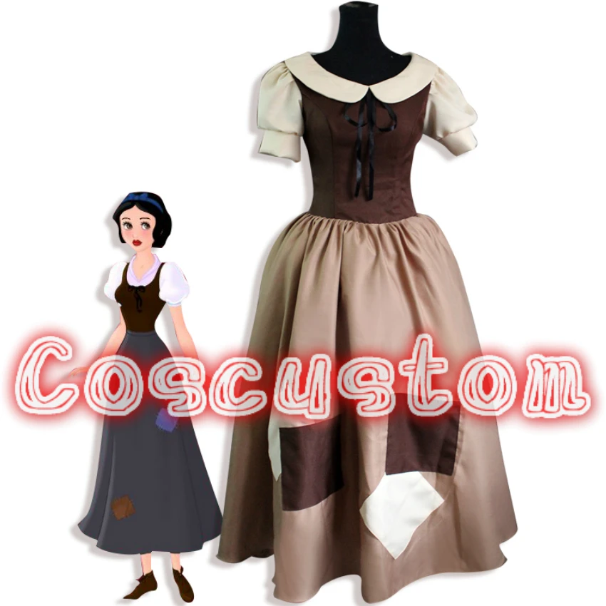 Coscustom High Quality Snow White maid dress Snow White Costume Adult Women Halloween Cosplay Costume
Coscustom High Quality Snow White maid dress Snow White Costume Adult Women Halloween Cosplay Costume