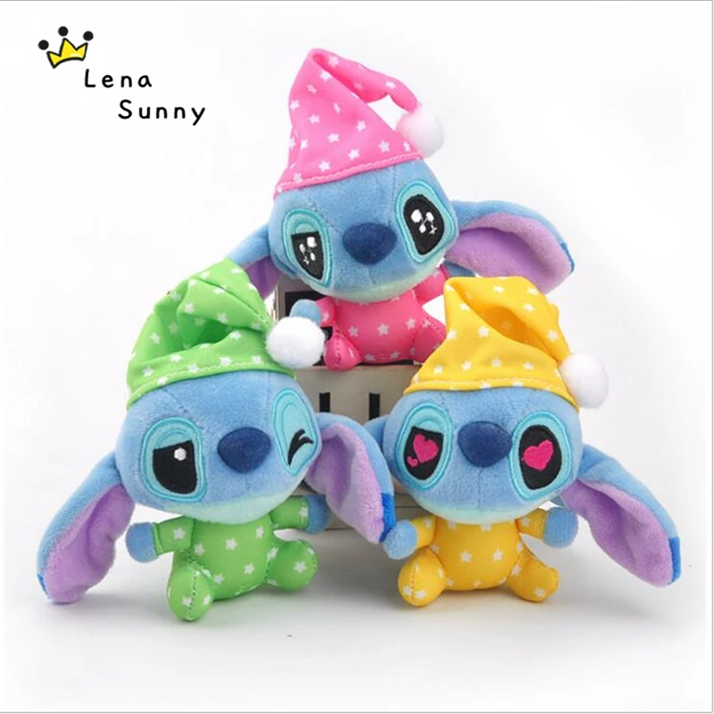 20Pcs/lot 10CM Kawaii Anime Good Night Sleepy Lilo And Stitch Stuffed Small Pendant Plush Doll,Stitch Keychain For Girl's Gift
20Pcs/lot 10CM Kawaii Anime Good Night Sleepy Lilo And Stitch Stuffed Small Pendant Plush Doll,Stitch Keychain For Girl's Gift