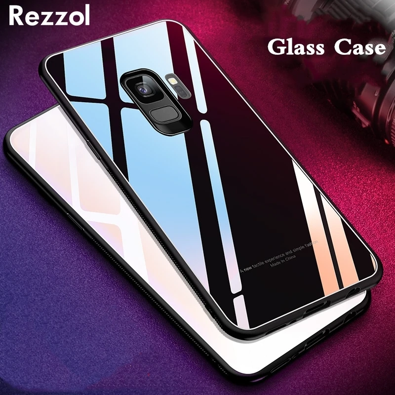 Rezzol For Samsung galaxy S10 S9 S8 Plus Note 9 Case Tempered Glass Back Cover Case For Samsung Galaxy S10e S10 Plus Fundas
Rezzol For Samsung galaxy S10 S9 S8 Plus Note 9 Case Tempered Glass Back Cover Case For Samsung Galaxy S10e S10 Plus Fundas
