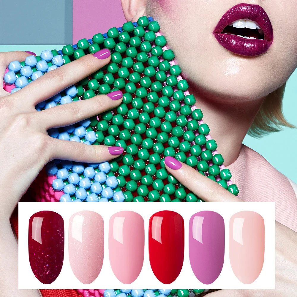 SEXY MIX 6Pcs/Lot Pink Color Series Led Gel Polish With Box Packing Set Soak Off Glitter Gel Lacquer Semi Permanent Polish Kits
SEXY MIX 6Pcs/Lot Pink Color Series Led Gel Polish With Box Packing Set Soak Off Glitter Gel Lacquer Semi Permanent Polish Kits