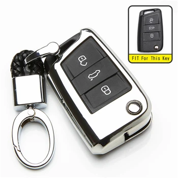 TPU Car Key Cover with Car Key Ring Holder For Skoda Octavia A7 Kodiaq Karoq Combi For Seat Ateca Leon Ibiza For Volkswagen B8
TPU Car Key Cover with Car Key Ring Holder For Skoda Octavia A7 Kodiaq Karoq Combi For Seat Ateca Leon Ibiza For Volkswagen B8