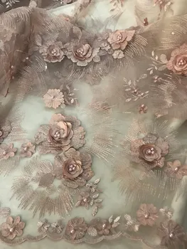 Newest design 3d flower sat-6124 African embroidered Tulle Lace Fabric French Net Lace for bridal dress
Newest design 3d flower sat-6124 African embroidered Tulle Lace Fabric French Net Lace for bridal dress