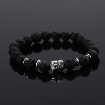 HONEYYIYI jewelry Natural stone buddha beads bracelet men