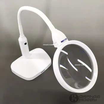 OHS MWS T7006 Clip-On/Desktop LED Magnifier for Hobby Model Supplies Tools Accessory
OHS MWS T7006 Clip-On/Desktop LED Magnifier for Hobby Model Supplies Tools Accessory