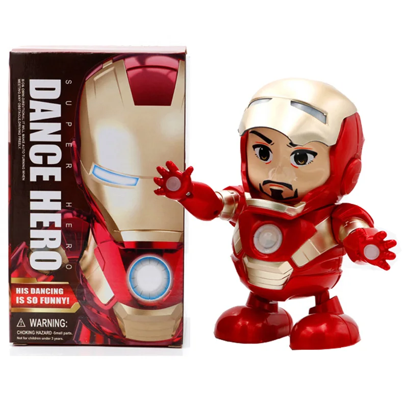 Avengers 4 Endgame Dance Iron Man Hero Action Figure Toy With LED Light Sound Music Robot Ironman Electronic Toys Gift
Avengers 4 Endgame Dance Iron Man Hero Action Figure Toy With LED Light Sound Music Robot Ironman Electronic Toys Gift