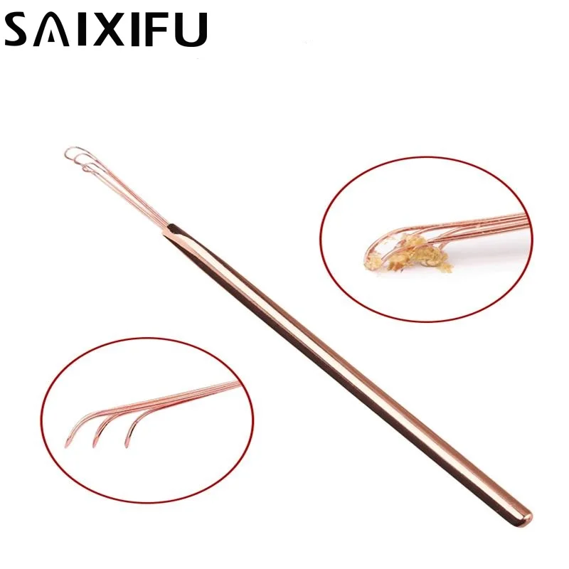 Rose Gold New Stainless Steel Ear Pick Ear Wax Curette Remover Ear Cleaner Spoon Ear Facial Beauty Clean Tool QT61
Rose Gold New Stainless Steel Ear Pick Ear Wax Curette Remover Ear Cleaner Spoon Ear Facial Beauty Clean Tool QT61