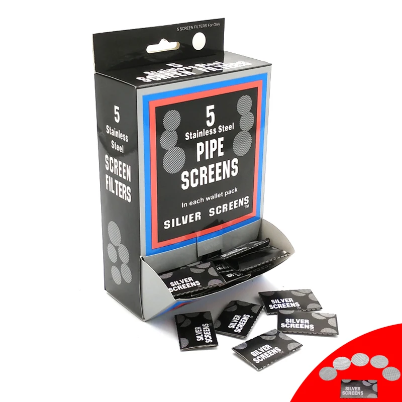1000pcs(2 Box) Silver Pipe Screens For Metal/ Glass/ Wooden / Acrylic/ Water Tobacco Smoking Pipe Filters Shisha/Hookah Gadget
1000pcs(2 Box) Silver Pipe Screens For Metal/ Glass/ Wooden / Acrylic/ Water Tobacco Smoking Pipe Filters Shisha/Hookah Gadget