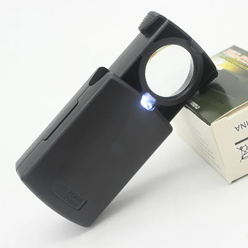 Portable 30X LED Light Magnifiers Acrylic Lens Magnifying Jewelry Appraisal/Seniors Reading/Elderly Sewing Pull Type Magnifier
Portable 30X LED Light Magnifiers Acrylic Lens Magnifying Jewelry Appraisal/Seniors Reading/Elderly Sewing Pull Type Magnifier