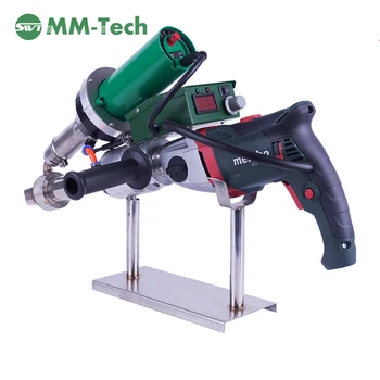 Hand held Plastic Extrusion welder with METABO motor and hot air gun