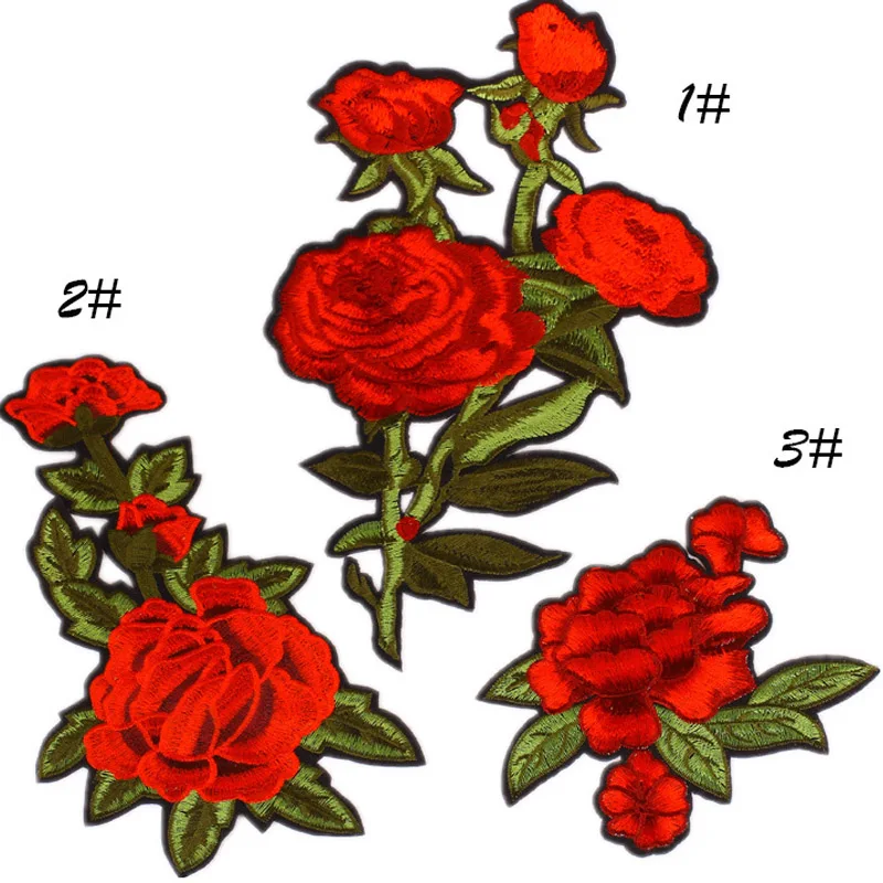 2Pcs/lot Beautifu Red Rose Flower Iron On Embroidered Patches For Clothing T-Shirt Bags Stickers Applique Badges Fashion Jewelry
2Pcs/lot Beautifu Red Rose Flower Iron On Embroidered Patches For Clothing T-Shirt Bags Stickers Applique Badges Fashion Jewelry