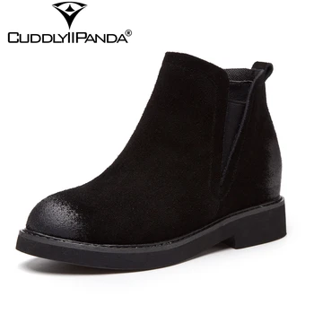 CuddlyIIPanda 2019 New Arrival Nubuck Leather Chelsea Boots Vintage Retro Women Ankle Boots Elastic Band Stylish Winter Boots
CuddlyIIPanda 2019 New Arrival Nubuck Leather Chelsea Boots Vintage Retro Women Ankle Boots Elastic Band Stylish Winter Boots