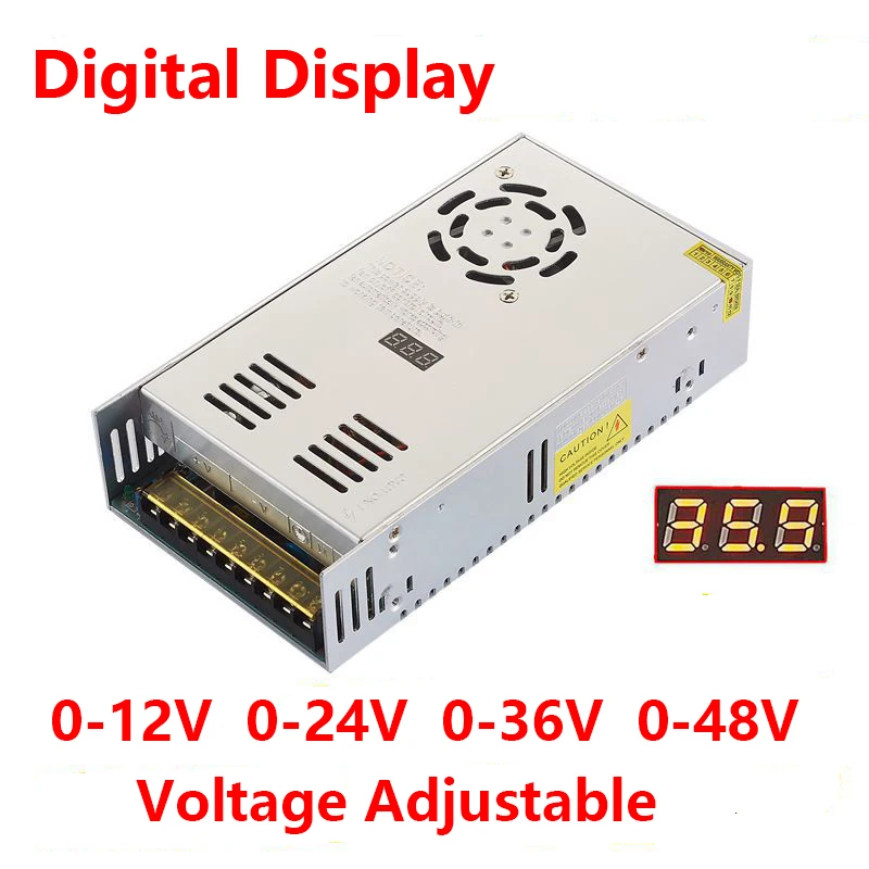 500W 24V 21A Led drive power 0-24V Adjustable DC voltage stabilization switching power supply with digital display AC 110V 220V
500W 24V 21A Led drive power 0-24V Adjustable DC voltage stabilization switching power supply with digital display AC 110V 220V