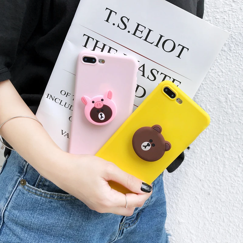 For Xiaomi 5X 6X 8 8SE Redmi 4X 5A 5Plus 6 6A 6Pro 7 Go Note 5 6 7 Pocophone F1 Case 3D Bear Holder Ring Grip Soft Case
For Xiaomi 5X 6X 8 8SE Redmi 4X 5A 5Plus 6 6A 6Pro 7 Go Note 5 6 7 Pocophone F1 Case 3D Bear Holder Ring Grip Soft Case