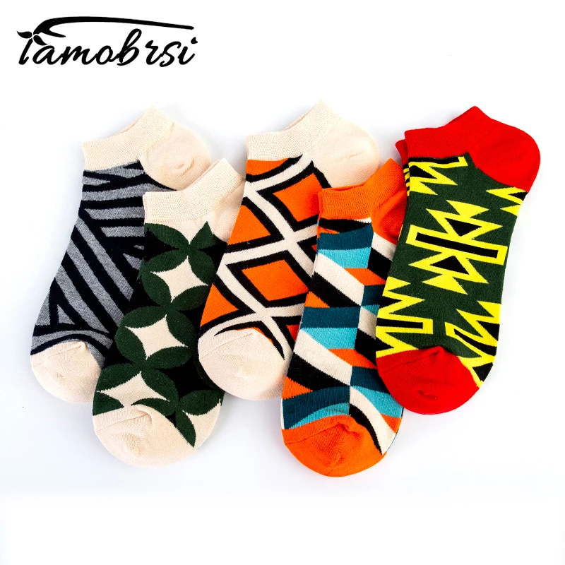New Ankle Checkerboard Geometric stripe Happy Style Socks Casual Pattern Street Skate Socks Cotton Short Funny Women Men Socks
New Ankle Checkerboard Geometric stripe Happy Style Socks Casual Pattern Street Skate Socks Cotton Short Funny Women Men Socks
