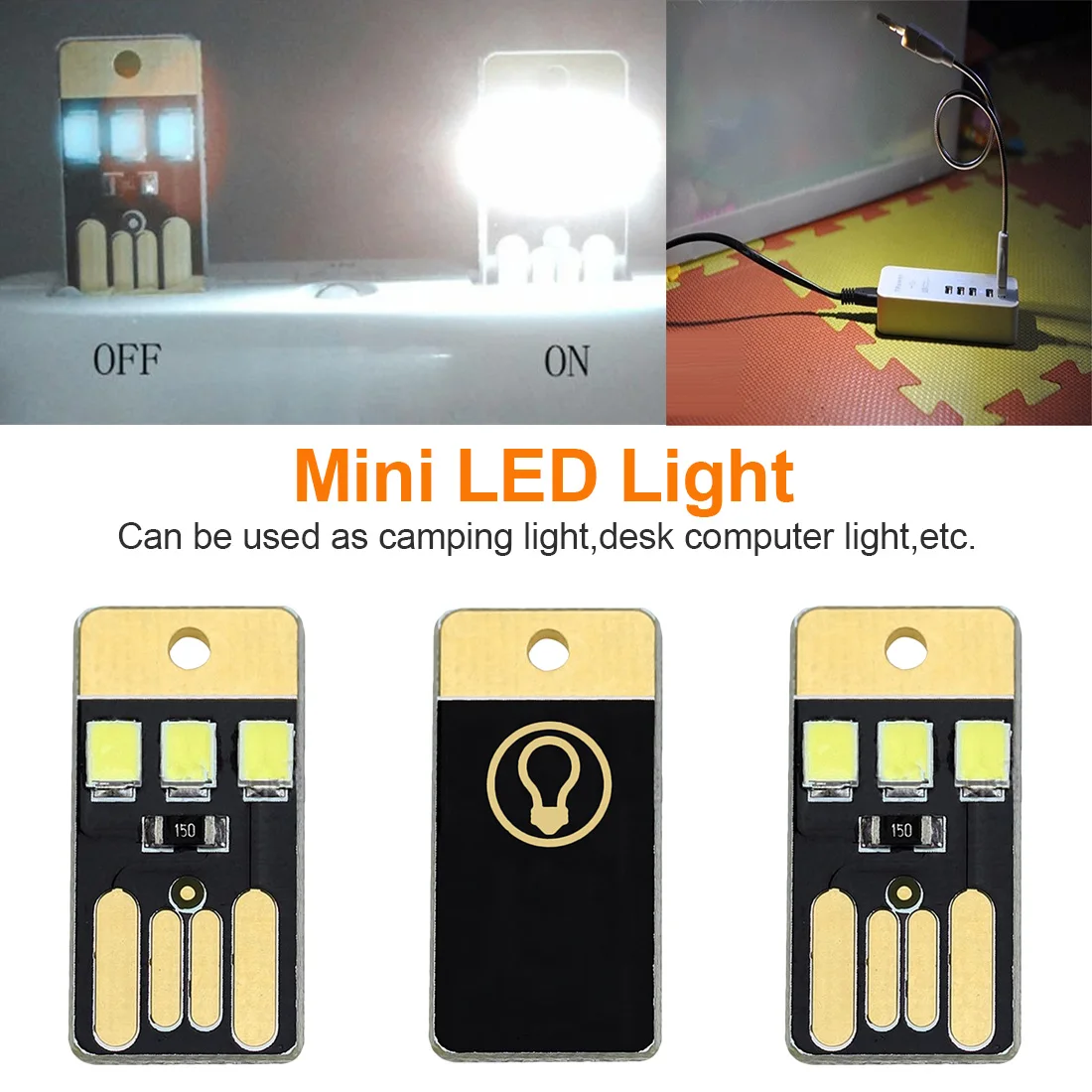 5Pcs/lot Night Lamp Mini Pocket Card USB Power LED Keychain Night Light 0.2W USB LED Bulb Book Light For Laptop PC Powerbank
5Pcs/lot Night Lamp Mini Pocket Card USB Power LED Keychain Night Light 0.2W USB LED Bulb Book Light For Laptop PC Powerbank