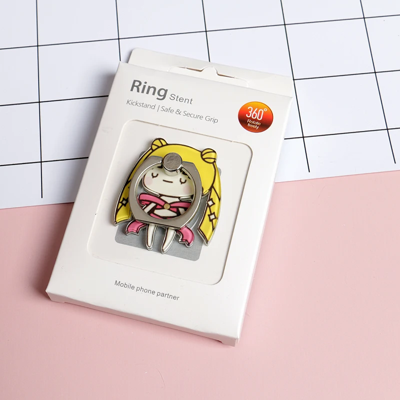 360 Degree Universal Metal Finger Ring Holder mobile phone holder Stand socket Sailor Moon cat rabbit cartoon personality #5904
360 Degree Universal Metal Finger Ring Holder mobile phone holder Stand socket Sailor Moon cat rabbit cartoon personality #5904