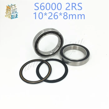 Free Shipping Si3N4 hybrid ceramic ball bearing 6000-2RS 10x26x8mm (si3n4 balls gcr15 steell rings) 6000 2RS 6000RS 10*26*8mm
Free Shipping Si3N4 hybrid ceramic ball bearing 6000-2RS 10x26x8mm (si3n4 balls gcr15 steell rings) 6000 2RS 6000RS 10*26*8mm