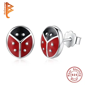 BELAWANG Vintage Enamel Ladybug Stud Earrings 925 Sterling Silver Earrings For Women Fashion Jewelry boucle d'oreille femme
BELAWANG Vintage Enamel Ladybug Stud Earrings 925 Sterling Silver Earrings For Women Fashion Jewelry boucle d'oreille femme