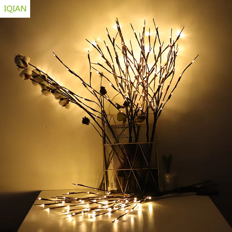 IQIAN Artificial Branch 20 Head LED String Battery Box New Year Home Decor Christmas Decorations for Home Navidad 2019 natal.
IQIAN Artificial Branch 20 Head LED String Battery Box New Year Home Decor Christmas Decorations for Home Navidad 2019 natal.