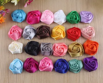 120pcs/lot 1.5" 24color Mini Satin Rosette Flowers Hair Ribbon Rose Accessories Flat Back
120pcs/lot 1.5" 24color Mini Satin Rosette Flowers Hair Ribbon Rose Accessories Flat Back