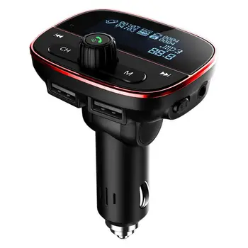 Bluetooth Car MP3 Player FM Transmitter Audio Adapter Receiver Wireless Hands-free Voltmeter Car TF Card AUX USB Audio Adapter
Bluetooth Car MP3 Player FM Transmitter Audio Adapter Receiver Wireless Hands-free Voltmeter Car TF Card AUX USB Audio Adapter
