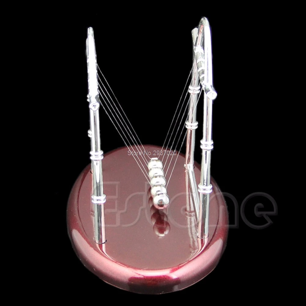 Physics Science Newton's Cradle Balance BallAccessory Gift Fun Steel Desk Toy D14
Physics Science Newton's Cradle Balance BallAccessory Gift Fun Steel Desk Toy D14