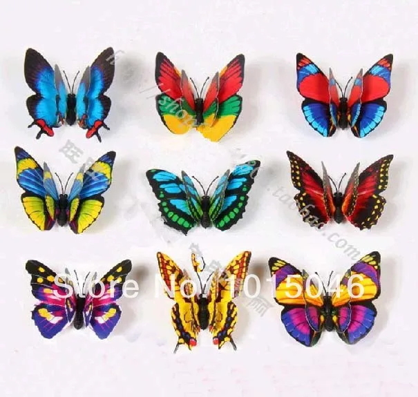 Free Shipping 60X Bistratal 3D Artificial Butterfly Decorations Magnets Craft Fridge Room Wall Decor
Free Shipping 60X Bistratal 3D Artificial Butterfly Decorations Magnets Craft Fridge Room Wall Decor