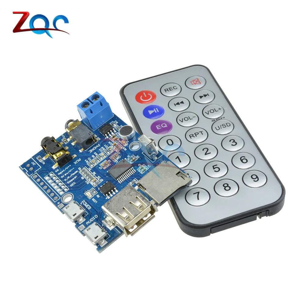 1Set WMA+WAV+MP3 USB 5V Three Decoder Board Audio Amplifier Player Decoding Module Support Remote Controller U-Disk TF Card
1Set WMA+WAV+MP3 USB 5V Three Decoder Board Audio Amplifier Player Decoding Module Support Remote Controller U-Disk TF Card