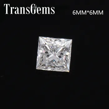 TransGems 1.25 Carat 6mm*6mm F Color Princess cut Moissanite Diamond Loose Stone
TransGems 1.25 Carat 6mm*6mm F Color Princess cut Moissanite Diamond Loose Stone
