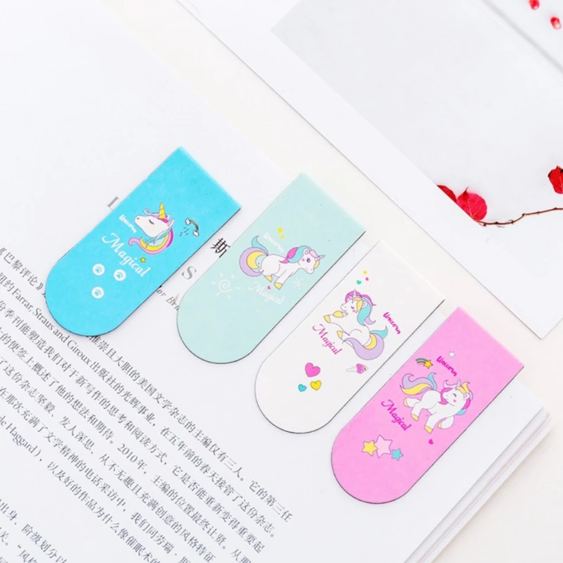 Unicorn Magnetic Bookmark Book Paper Page Marker Kids Gift Stationery Student-bookmark
Unicorn Magnetic Bookmark Book Paper Page Marker Kids Gift Stationery Student-bookmark