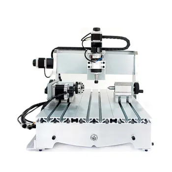 300W DC spindle 3axis wood router 3040 4axis mini cnc machine with cutter collet clamp vise drilling kits
300W DC spindle 3axis wood router 3040 4axis mini cnc machine with cutter collet clamp vise drilling kits