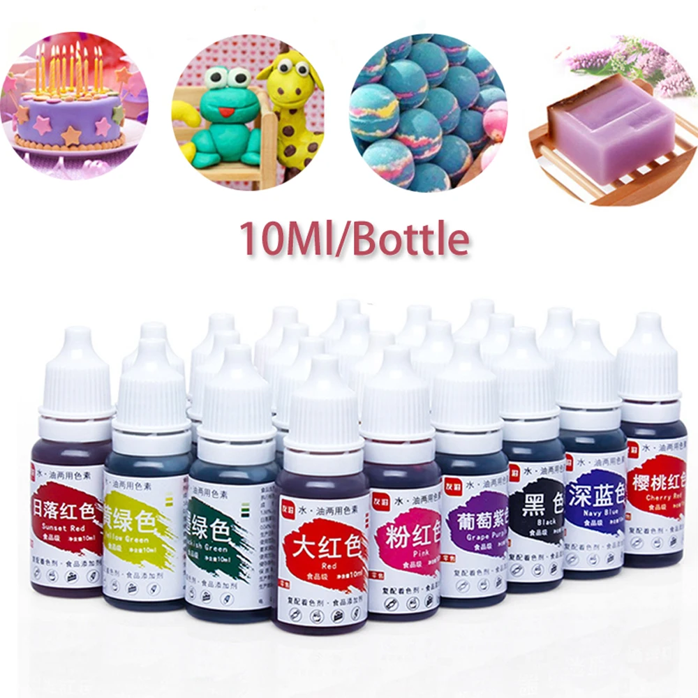 10ml 24 Colors Handmade Soap Bath Bomb Pigments For Soap Making DIY Must Have Soap Base Christmas Wedding Gift Soap Pigments Set
10ml 24 Colors Handmade Soap Bath Bomb Pigments For Soap Making DIY Must Have Soap Base Christmas Wedding Gift Soap Pigments Set