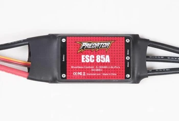 

FMS PREDATOR 85A model RC aircraft ESC 3A switch BEC configuration brushless for fixed wing support 6S Lipo battery