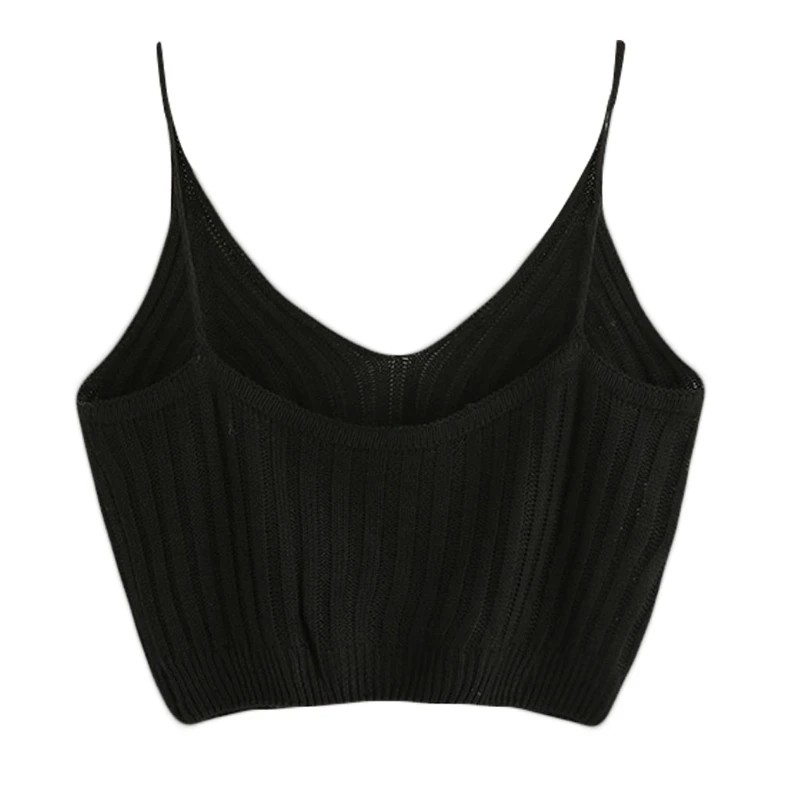 Women's Summer Basic Sexy V-tie Sleeveless Knitted vest Short Slim Sleeve Suspension Can Be Worn Outside
Women's Summer Basic Sexy V-tie Sleeveless Knitted vest Short Slim Sleeve Suspension Can Be Worn Outside