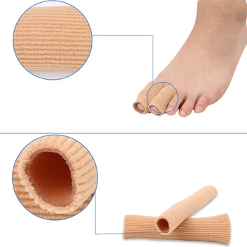 New 1pc 10cm Fabric Gel Tube Ribbed Bandage Finger and Toe Protector Hand Foot Pain Relief Cover for Corns Feet Can Cilp Length
New 1pc 10cm Fabric Gel Tube Ribbed Bandage Finger and Toe Protector Hand Foot Pain Relief Cover for Corns Feet Can Cilp Length