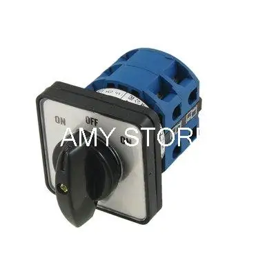 

660V 25A Universal Changeover 8 Screw Terminals Switch Blue Black