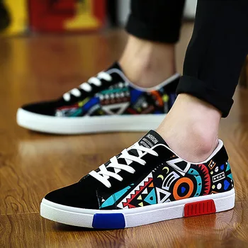 Spring And Autumn Men's Low Canvas Shoes Fashion Sports Shoes Breathable Graffiti Cloth Shoes Men's Casual Shoes AREQW
Spring And Autumn Men's Low Canvas Shoes Fashion Sports Shoes Breathable Graffiti Cloth Shoes Men's Casual Shoes AREQW